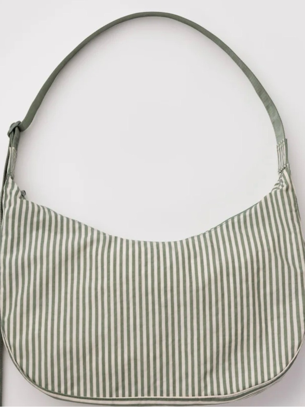NWT baggu sage stripe large crescent